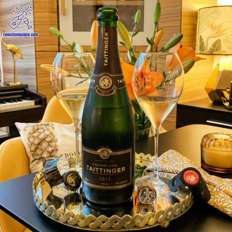 Hương vị champagne taittinger millesime