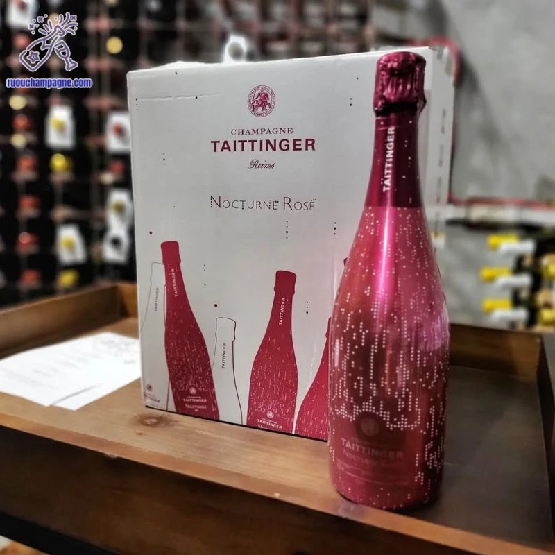 Hương vị độc đáo của rượu taittinger nocturne rose