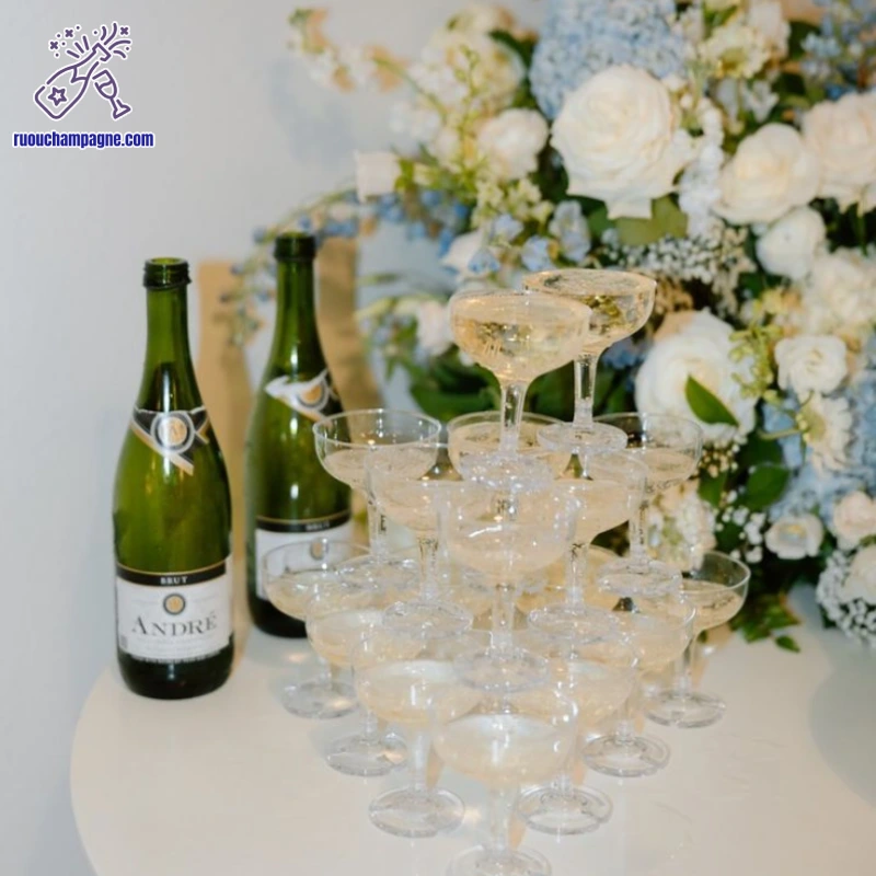 tổng quan về tháp rượu champagne