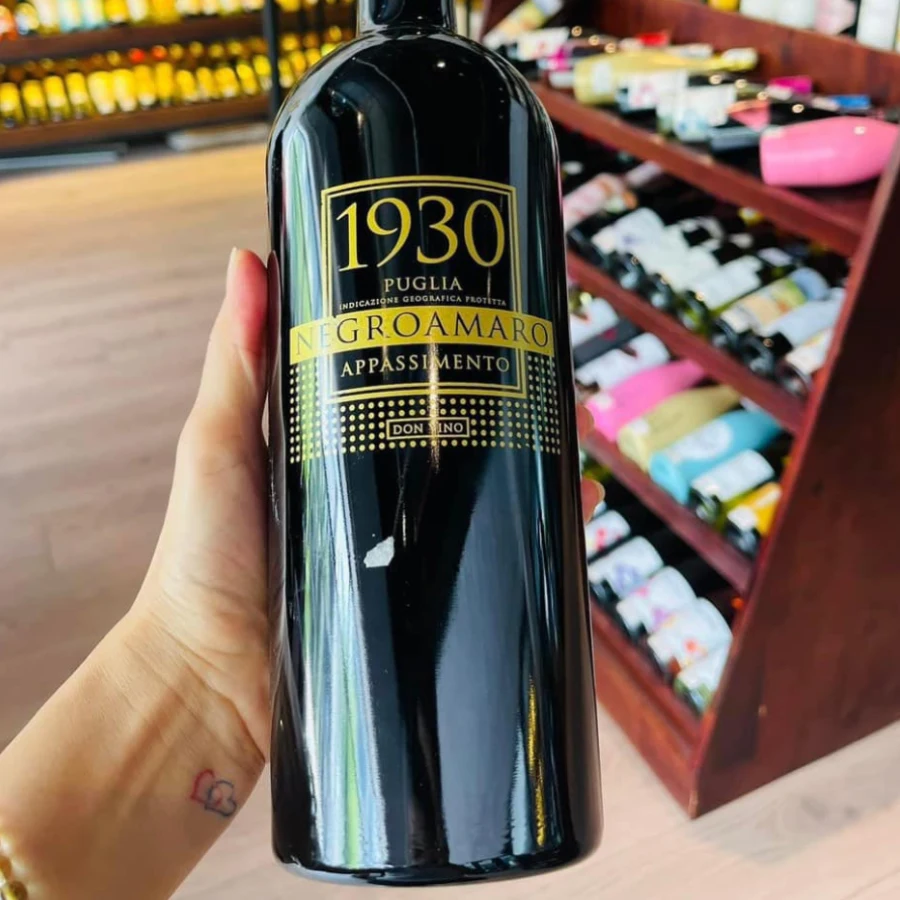 Rượu Vang Ý 1930 Negroamaro Appassimento 15%