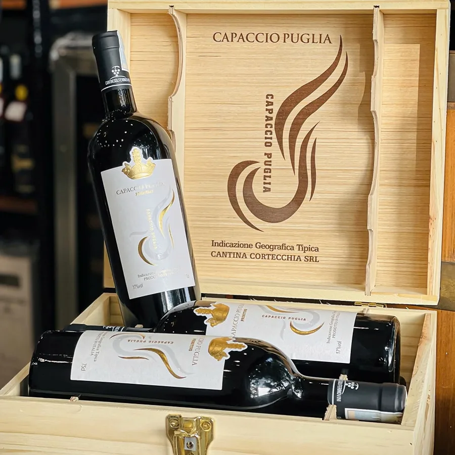Rượu Vang Capaccio Puglia Primitivo 17%
