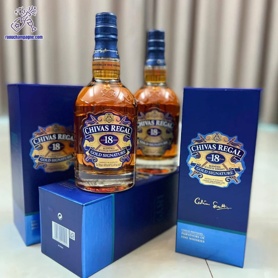 Giới thiệu rượu Chivas 18 xách tay Hàn Quốc