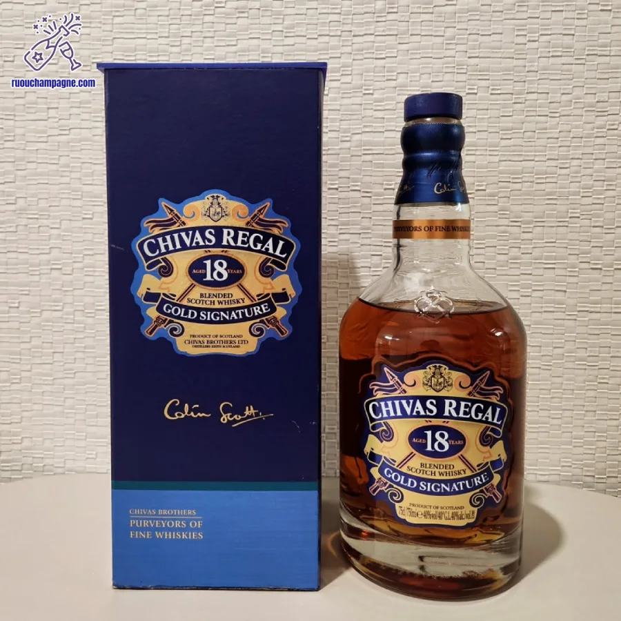 Quy trình sản xuất rượu Chivas 18