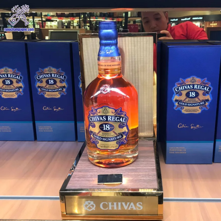 Hương vị rượu Chivas 18 xách tay Hàn Quốc