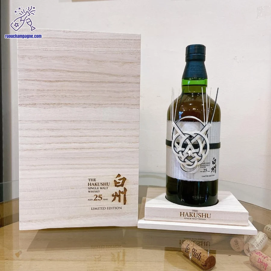 Giới thiệu rượu Hakushu 25 Limited Edition