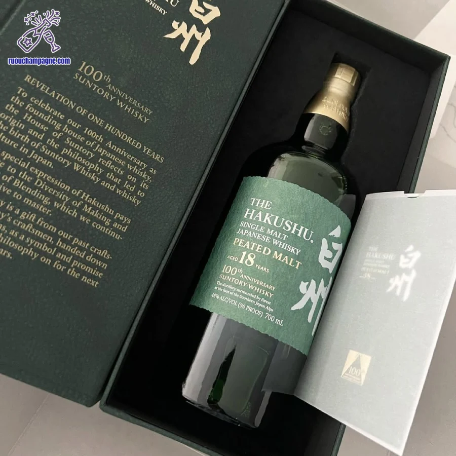 Hương vị đặc trưng của rượu Hakushu 18 Peated Malt