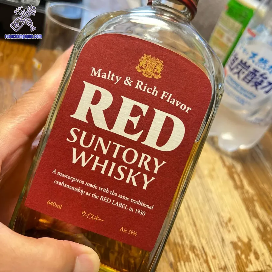 Hành trình hồi sinh của rượu Red Suntory Whisky