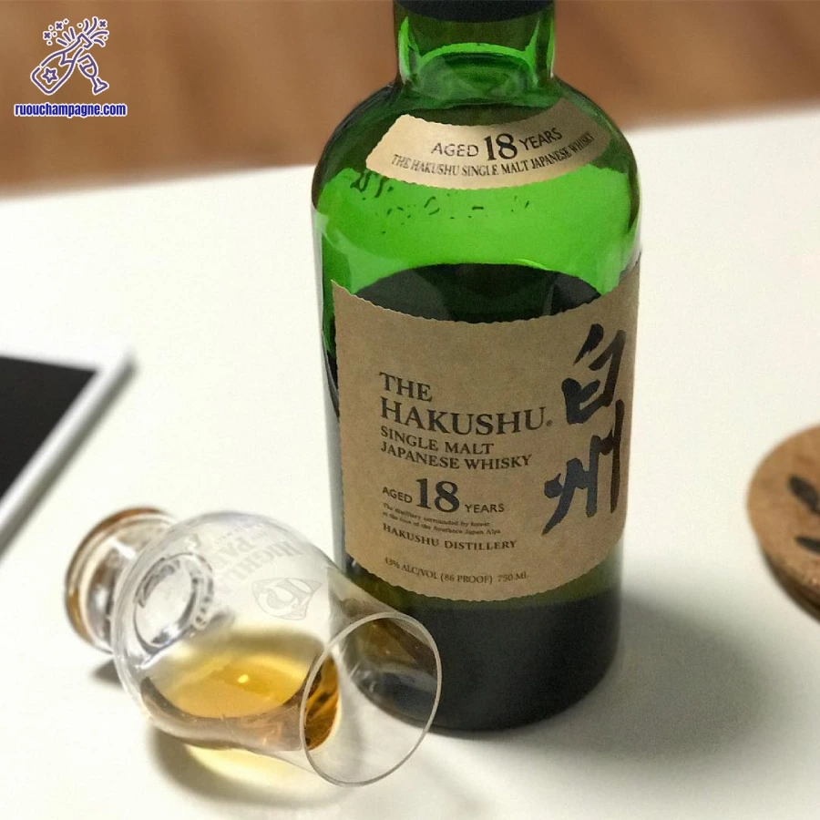 Cách thưởng thức rượu Hakushu 18 chuẩn sành